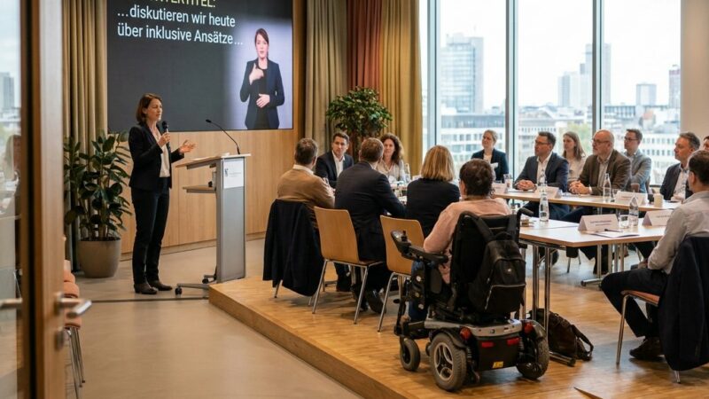 Barrierefreie Tagung planen